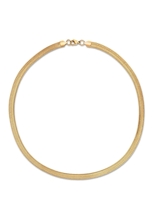 PAOLA HERRINGBONE CHAIN NECKLACE