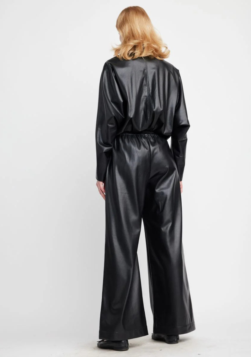 CAROLINE VEGAN LEATHER PANTS