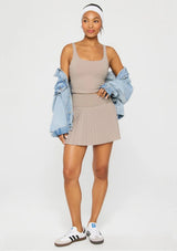 HOT SHOT PLEATED SKIRT