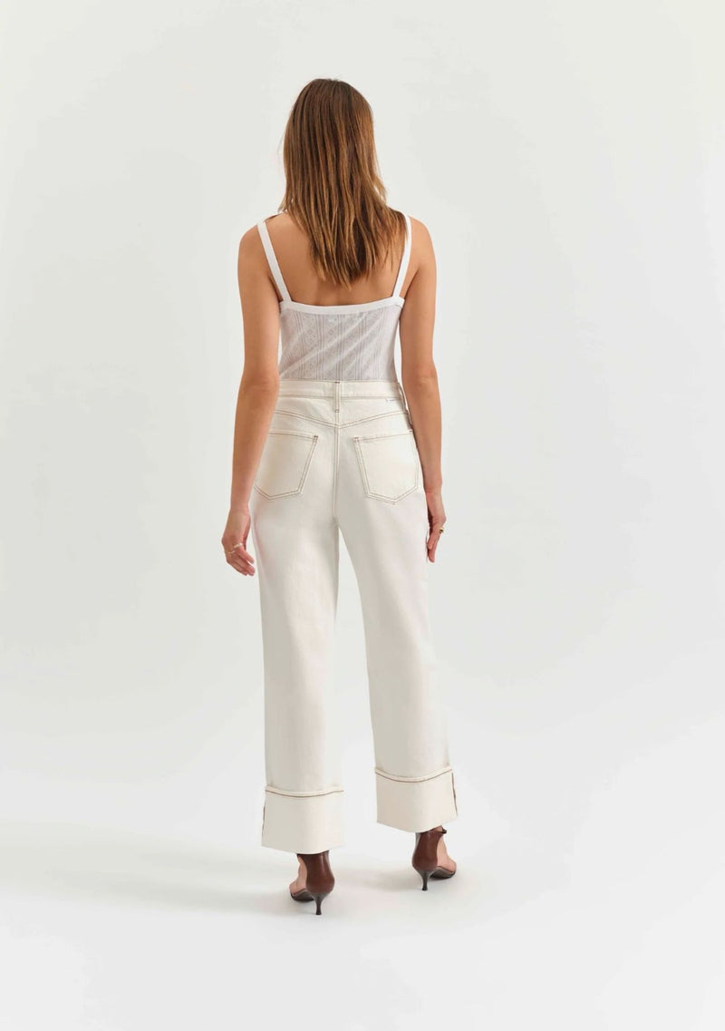 EASTSIDE LOOSE CUFF IN VANILLA