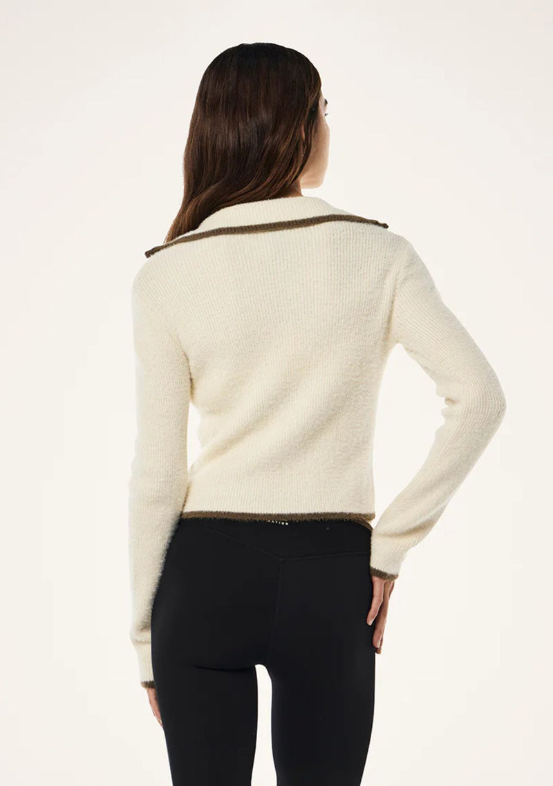 IGNITE ZIP NECK KNIT