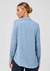 CAMILLE SATIN BLOUSE