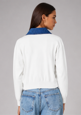 MAXIME KNIT COLLARED SWEATER