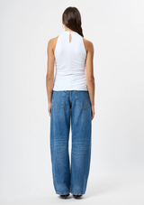 GIBSON JERSEY COWL NECK TOP