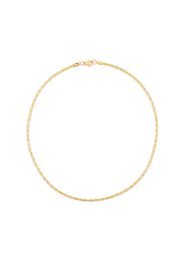 CALLA FLAT ROPE CHAIN NECKLACE