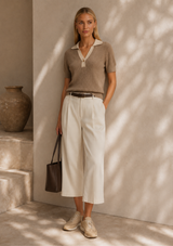 PERRINE KNIT POLO