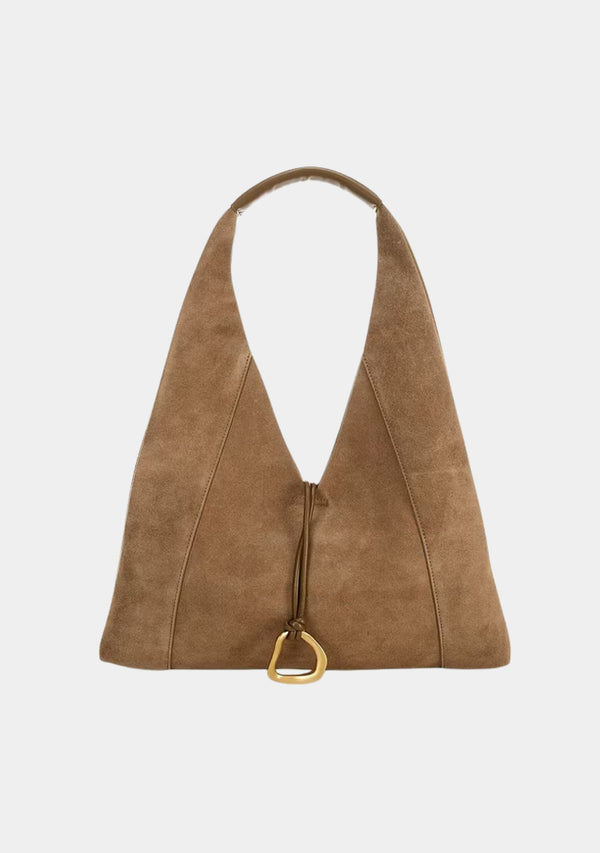 MALIN SUEDE HOBO SHOULDER BAG