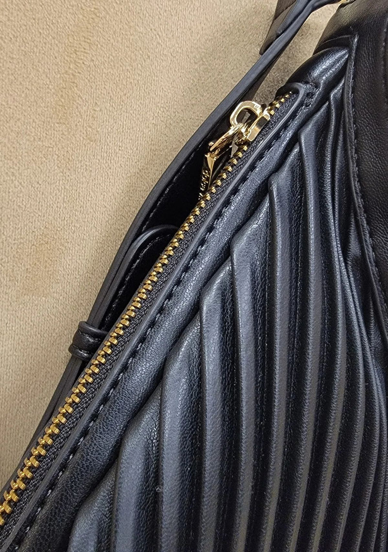 GIULANA PLEATED CROSSBODY SLING