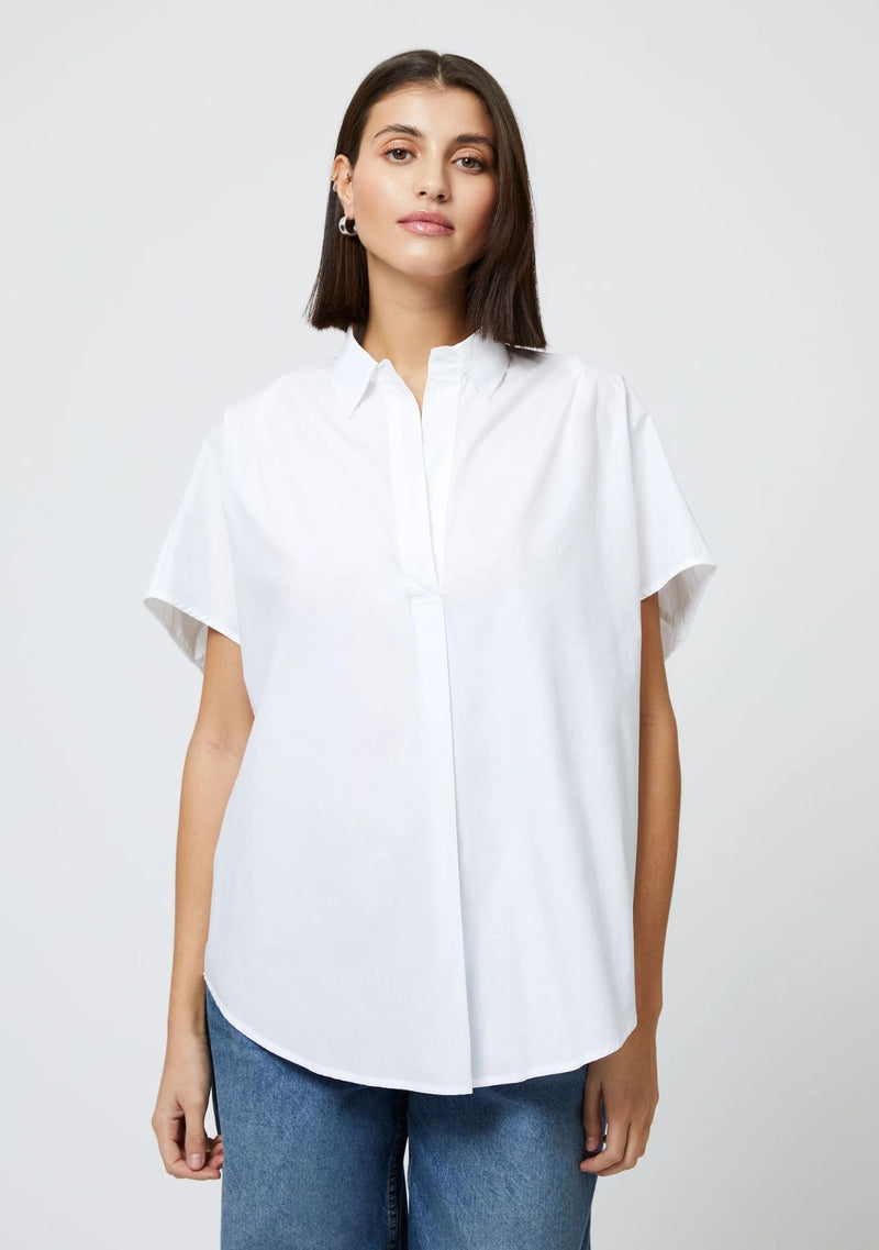 CELE RHODES POPLIN SHORT SLEEVE SHIRT