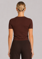 COCOA FITTED T-SHIRT