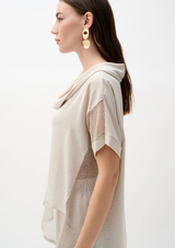 WOVEN MESH TOP