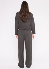 SWEATER KNIT BOAT NECK TOP