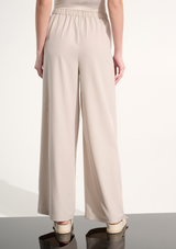 STRETCH WOVEN WIDE LEG PANT