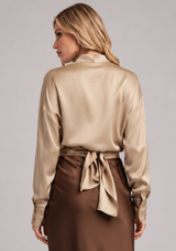 CALLANTHA WRAP TOP