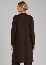 PONTE KNIT SMOKING JACKET