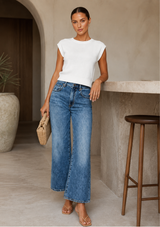 LARSEN ANKLE RELAXED FLARE