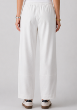 PONTE KNIT BARREL PANT