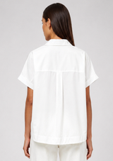 POPLIN COLLAR PULLOVER