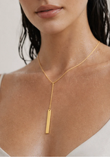VIONETTA LARIAT BAR NECKLACE