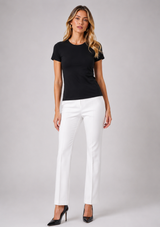 SILKY KNIT T-SHIRT