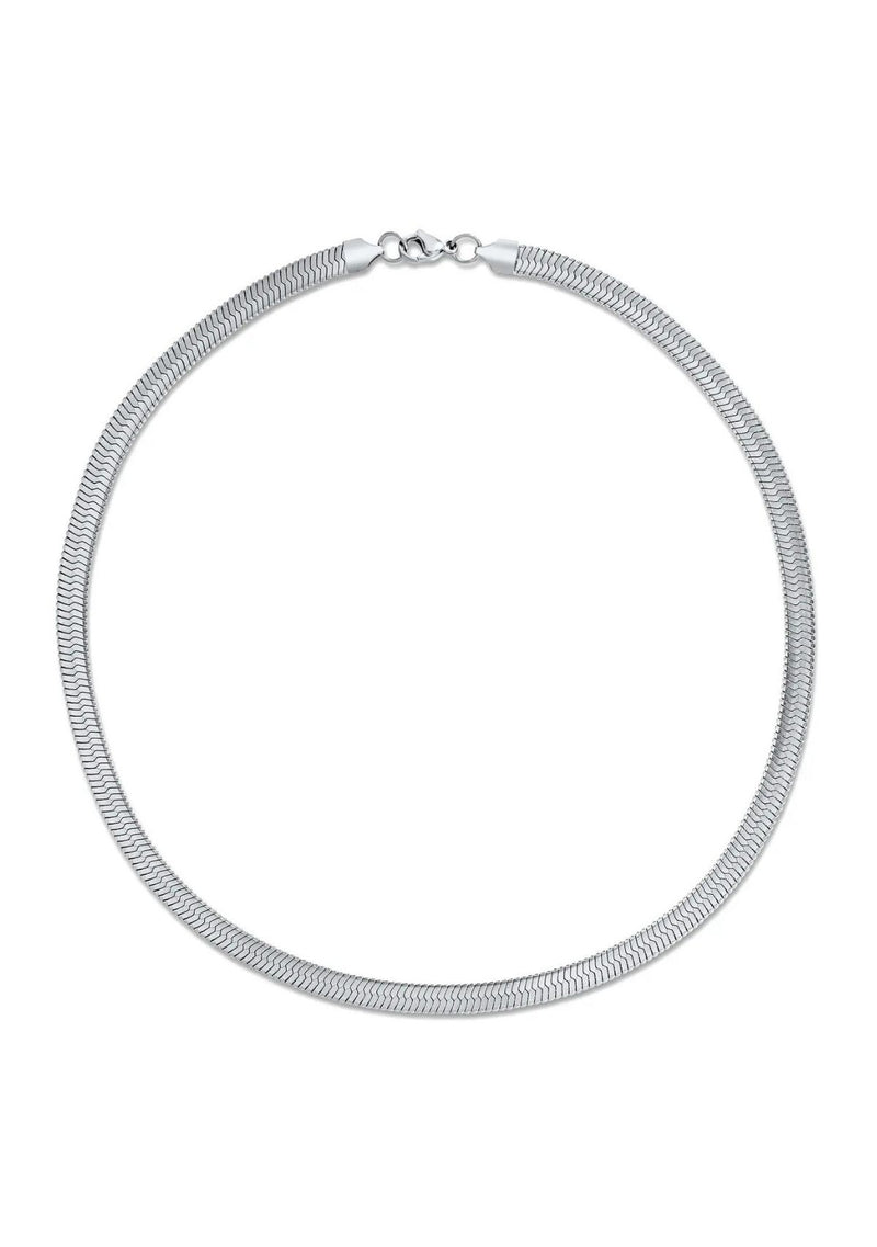 PAOLA HERRINGBONE CHAIN NECKLACE