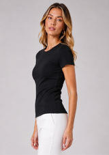 SILKY KNIT T-SHIRT