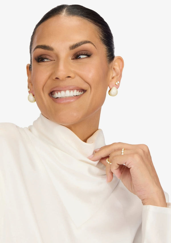 NORAH PAVE EARRINGS
