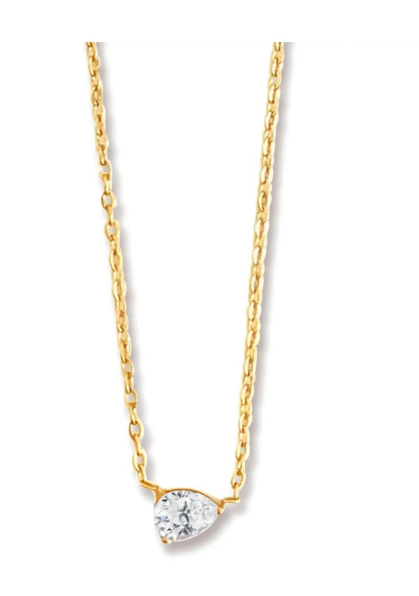 LOLA SOLITAIRE SIDEWAYS NECKLACE