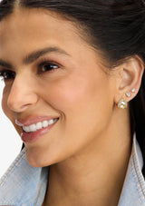 LIL' NORAH SPLIT PAVE EARRINGS