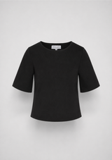 PONTE KNIT SHORT SLEEVE TOP EXTENDED
