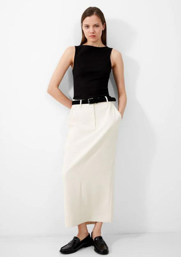 HARRIE SUITING MIDI SKIRT