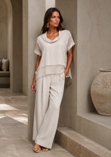 WOVEN MESH TOP