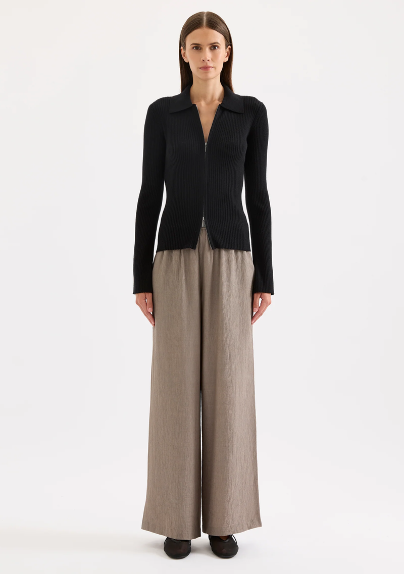 BETINA ZIP FRONT KNIT