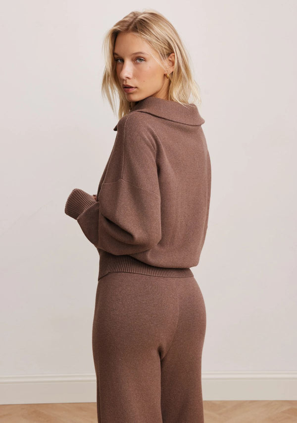 OLLY HALF ZIP SWEATER