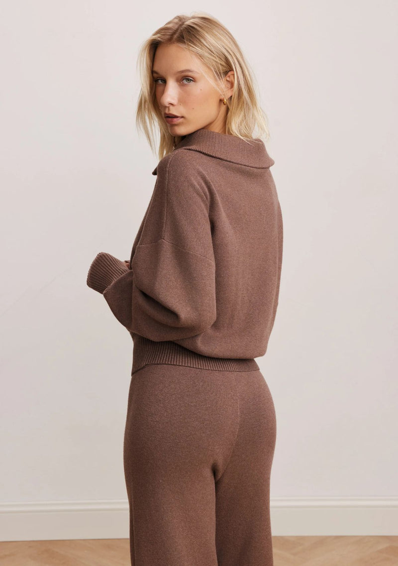 OLLY HALF ZIP SWEATER