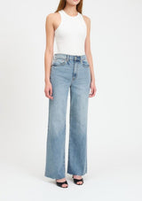 FAR OUT HIGH RISE WIDE LEG IN FOOLS GOLD