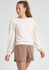 ADDISON PLEATED PULLOVER