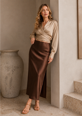 CALLANTHA WRAP TOP