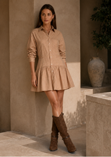 LUCIENNE STRIPE DRESS