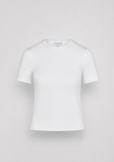 WHITE FITTED T-SHIRT