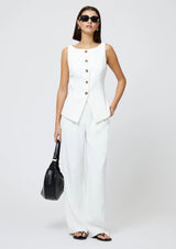 HARRIE SUITING WAISTCOAT TOP
