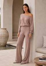SABRINA OFF SHOULDER SWEATSHIRT