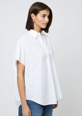 CELE RHODES POPLIN SHORT SLEEVE SHIRT