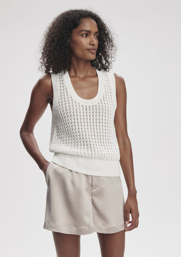 FERNS OPEN KNIT TANK