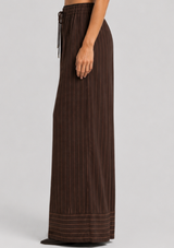 CAMILLE PINSTRIPE WIDE LEG PANT