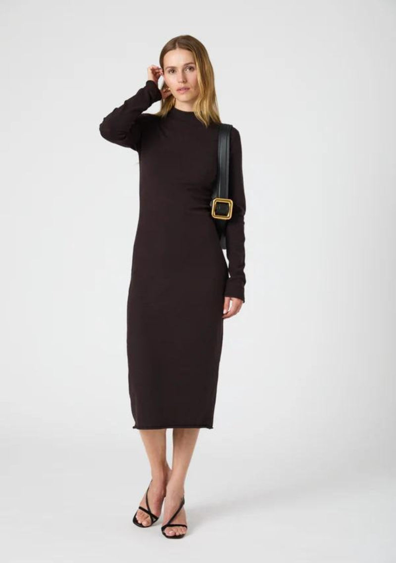 COSYSOFT SIDE SPLIT MIDI DRESS