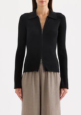 BETINA ZIP FRONT KNIT