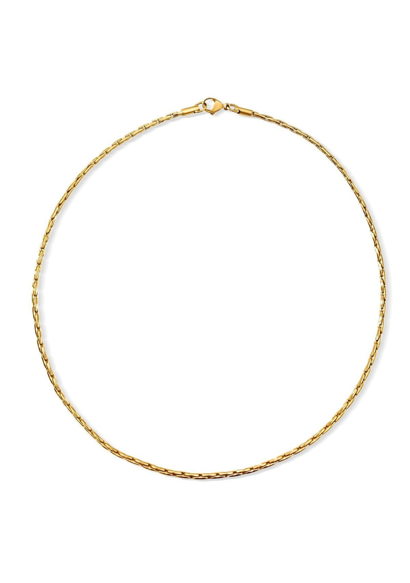 ANYA LONG BOX CHAIN NECKLACE