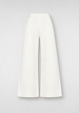 PONTE KNIT CROPPED WIDE LEG PANT
