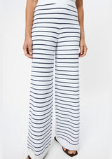 MARLEY KNIT STRIPED WIDE LEG PANT